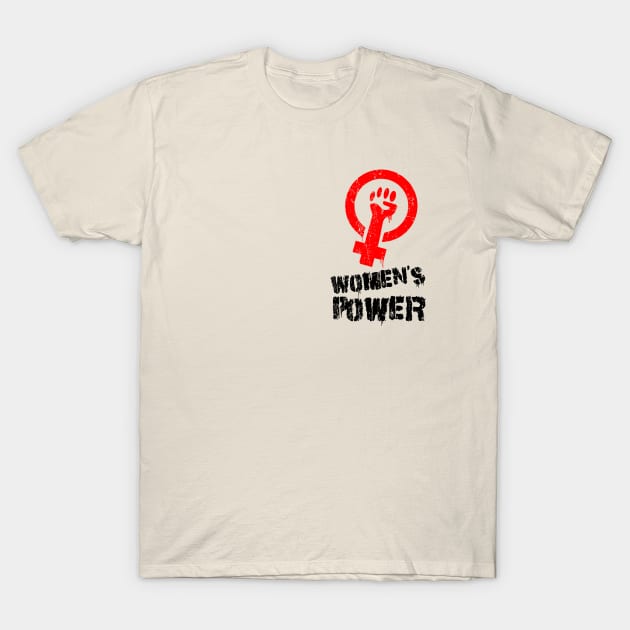 Women's power T-Shirt by lallama